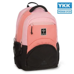 Ars Una ergonómikus hátizsák 27L Rose-Black 25 dupla komfortos 55834643 gerincbarát 3év garancia