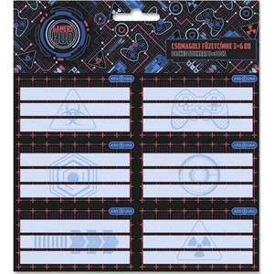 Ars Una Füzetcímke 6x3db Gamers Hud 26'