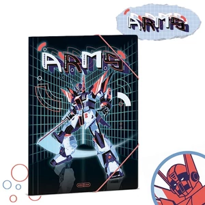 Ars Una Gumis mappa A4 26' A.R.M.S. (robot)  26' 50215362 350gr vastag kartonból