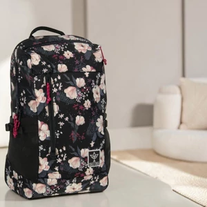 Ars Una Hátizsák 25 Au 17 Flowery Black 56583748  3év garancia