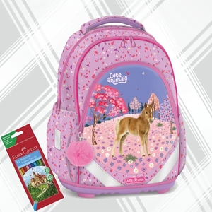 Ars Una Anatómiai Iskolatáska Cute Animals Horse 26' 54565265 gerincbarát 3év garancia