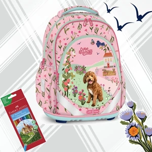 Ars Una Anatómiai Iskolatáska Cute Animals Doggie kutyás 25 54564589 gerincbarát 3év garancia