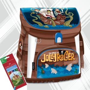 Ars una iskolatáska kompakt Jolly Roger 806 94498066 mágneszár 3év garancia alsósokn