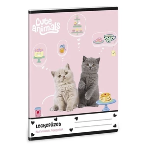 Ars Una Leckefüzet A/5 Cute Animals Tea Party 26' 50845323 prémium minőség