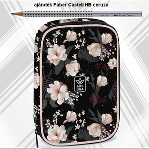 Tolltartó többszintes Ars Una Flowery black (5374) prémium 54950878 nagyméretű írószertartókkal plu