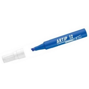 Artip 12 marker kék 1-4mm vágott hegyű flipchart marker ICO táblamarker