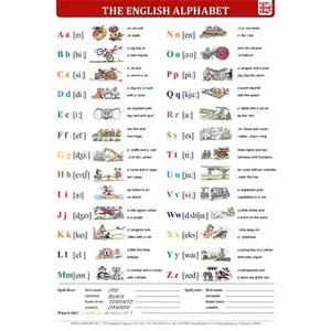 Asztali könyöklő Stiefel kétoldalas, The English Alphabet Great-Britain