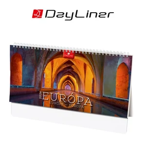 Asztali naptár 2026 Európa tömb Dayliner 2026-os kollekció
