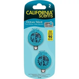 Autóillatosító mini diffúzer 2x3ml CALIFORNIA SCENTS Ocean Wave