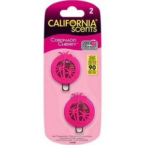 Autóillatosító mini diffúzer 2x3ml CALIFORNIA SCENTS Coronado Cherry