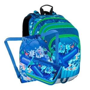 Bagmaster  Iskolatáska szett ALFA 21 B táska tolltartó tornazsák 25'