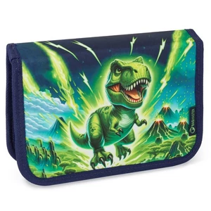 Bagmaster tolltartó klapnis 26 Case Lumi 25 C dínó zöld 20,5x13,5x4cm