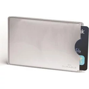 Bankkártyatartó 1 db-os RFID védelemmel, DURABLE, ezüst DB890023