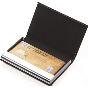 Bankkártyatartó műbőr műbőr, 10 db-os RFID védelemmel