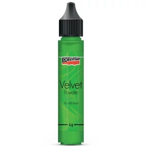 Bársonypor Pentart 4gr. világoszöld