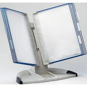 Bemutatótábla tartó Tarifold asztali A/4 10 bemutatótáblához TARIFOLD Design kék