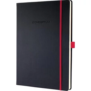Beíró exkluzív A4 vonal. SIGEL Conceptum Red Edition 97lap fekete/piros Irodai papíráru SIGEL CO661