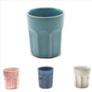 Bögre kerámia 8,5x9,5cm, 4 színben