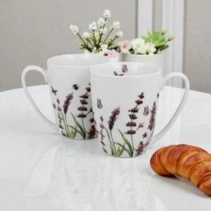 Bögre klasszikus CLASSIC LAVENDER 2 db/szett Díszdobozban