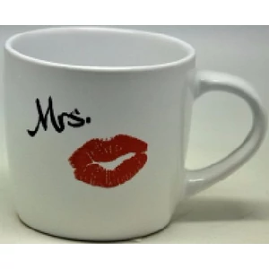 Bögre Mr.+Mrs. 370ml bajusz/csók 253065
