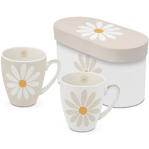 Bögre porcelán 0,35l dobozban, 2db-os, Happy Flower