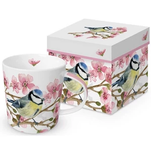 Bögre porcelán 0,4l dobozban, Oiseau Printemps