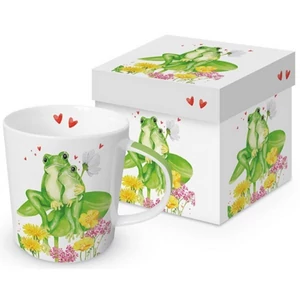 Bögre porcelán 0,4l dobozban, Tina