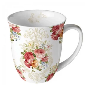 Bögre porcelán Ambiante Sara Cream 4dl porcelánbögre