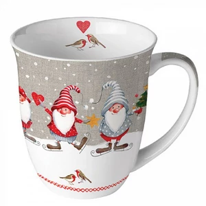 Bögre porcelán Ambiante Skating Dwarfs 4dl porcelánbögre