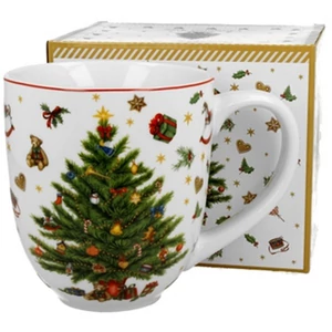 Bögre porcelán 1000ml dobozban, Christmas Tree