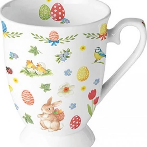 Bögre porcelán 2,5dl Easter Collage porcelánbögre