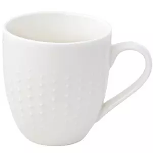 Bögre porcelán 320ml,Drops White