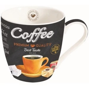 Bögre porcelán 3,5dl It's Coffee Time Orange dobozban