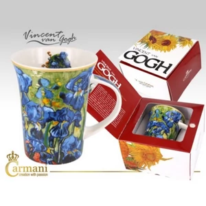 Bögre porcelán 350ml dobozban  Van Gogh: Íriszek