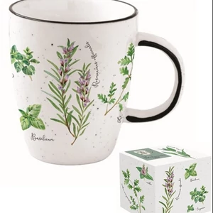 Bögre Porcelán 3,5dl Herbarium dobozban