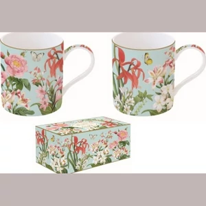 Bögre Porcelán 3,5dl Botanic Garden 2db-os dobozban
