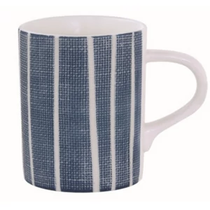 Bögre Porcelán 3,7dl szövött hatású, Blue Breeze dobozban