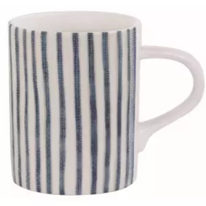 Bögre porcelán 370ml, szövött hatású Blue Breeze White