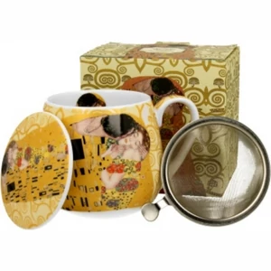 Bögre Porcelán 4,3dl Klimt: The Kiss dobozban