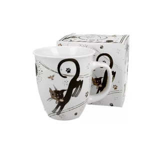 Bögre porcelán 650ml cicás