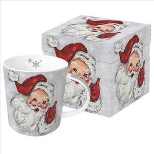 Bögre Porcelán 4dl Jolly St. Nick dobozban