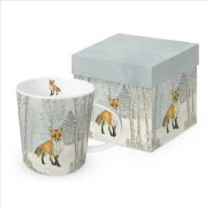 Bögre Porcelán 4dl Renard Hiver dobozban
