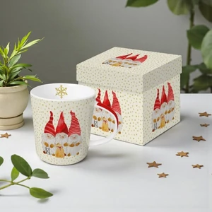 Bögre porcelán 4dl Stars