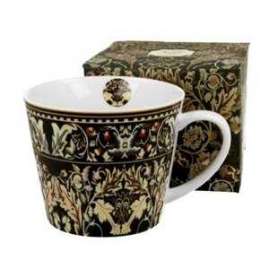 Bögre porcelán 500ml dobozban, William Morris:Acanthus Leaves Porcelánbögre