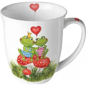 Bögre porcelán Ambiante Frogs in love 4dl porcelánbögre