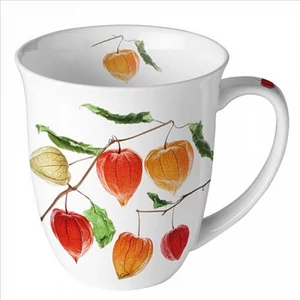 Bögre porcelán Ambiante Lampion flower 4dl porcelánbögre
