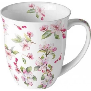 Bögre porcelán Ambiante Spring blossom white 4dl porcelánbögre