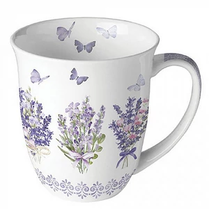 Bögre Porcelán karácsonyi 300ml, 4db/szett  dobozban, Let it snow