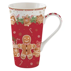 Bögre Porcelán karácsonyi 6dl Fancy Gingerbread dobozban