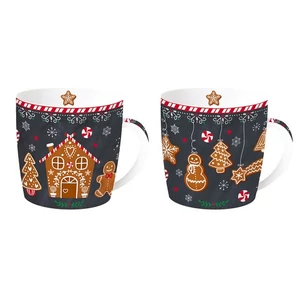 Bögre porcelán karácsony 3,5dl Gingerbread 2db-os dobozban